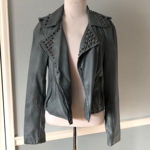 Faux Leather Jacket